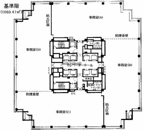 ＧＲＣ横浜ベイリサーチパーク 平面1