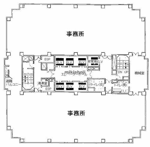 金港町・栄町の横浜クリエーションスクエアビル 平面1