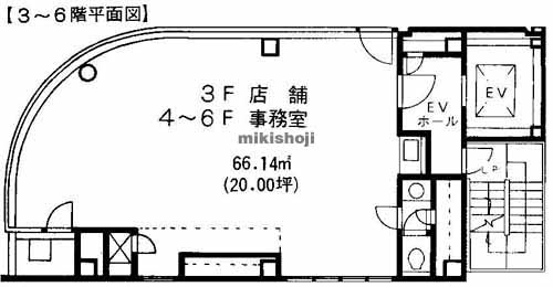 中区その他の白牡丹ビル 平面1