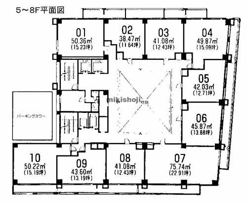 中区その他のＴＫ関内プラザビル 平面1