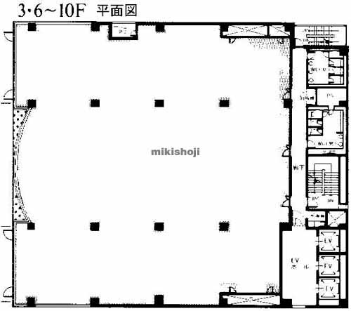 新横浜のプライム新横浜ビル 平面1