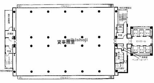 新横浜の新横浜スクエアビル 平面1