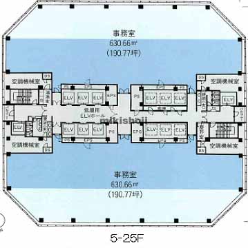幸区の新川崎ツインタワー 平面1