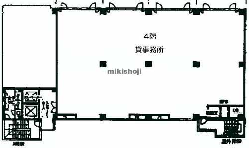 高津区のベルビュ溝の口ビル 平面1