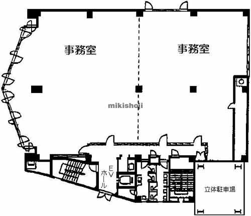 藤沢市の日本生命藤沢ビル 平面1