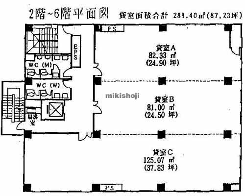 藤沢市のＩＳＭ藤沢ビル 平面1