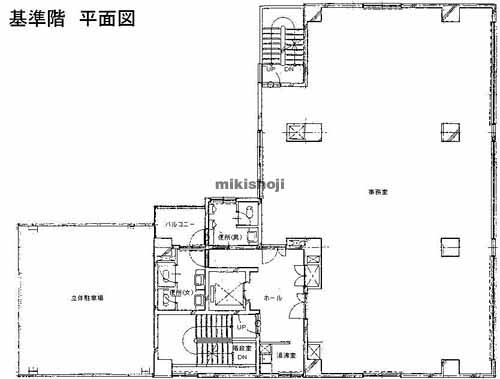 厚木市の朝日生命厚木ビル 平面1