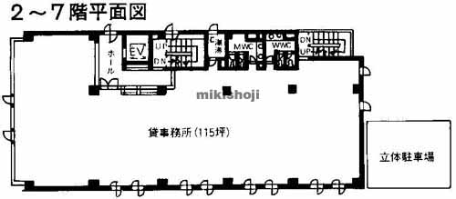 厚木市のＹＡＧＩ ＢＬＤＧ， 平面1