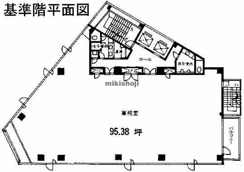 厚木市の厚木国際ビル 平面1