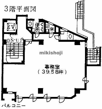 厚木市の中町三紫ビル 平面1