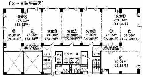 港南区全域の大樹生命上大岡ビル 平面1