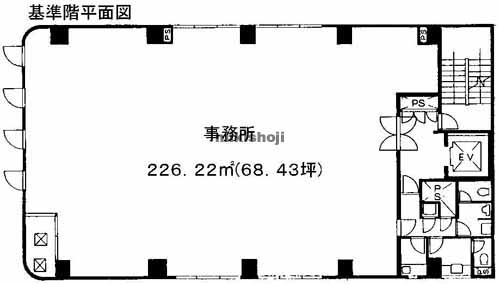 平塚市の神奈中八重咲町ビル 平面1