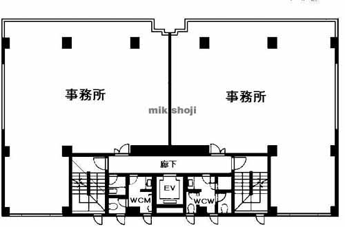 相模原市のアーベイン相模（天幸ﾋﾞﾙ３７）ビル 平面1