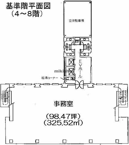 厚木市のハラダ旭町ビル 平面1