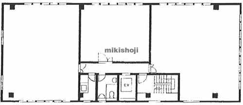 厚木市の旭町三紫ビル 平面1