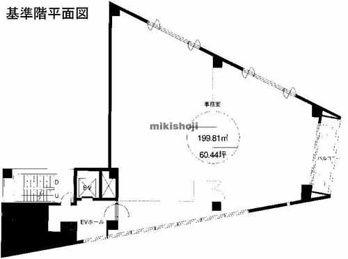 藤沢市のＦ・Ｉ・Ｃ富士ビル新館 平面1
