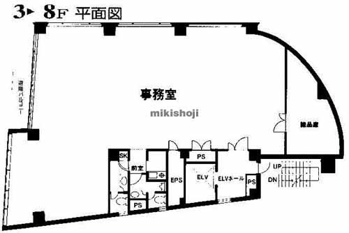 西区その他の大勝ビル 平面1