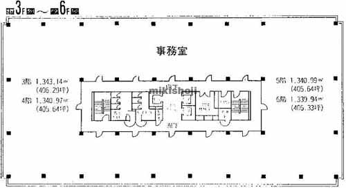 麻生区の新百合ヶ丘シティビルディング 平面1