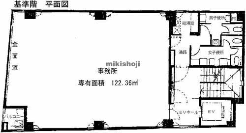 鶴見区全域の鶴見第一生命ビル 平面1