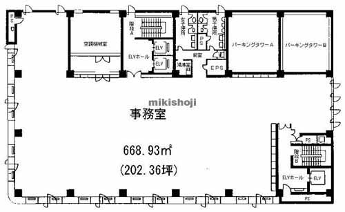 山下町・日本大通のＨＦ横浜山下町ビル 平面1