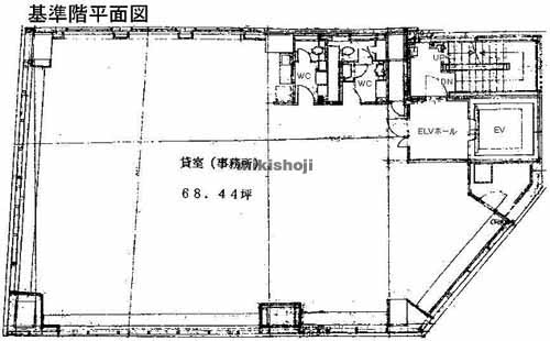 高島のクレアトール横浜ビル 平面1