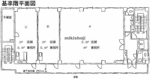 鎌倉市の松岡大船ビル 平面1