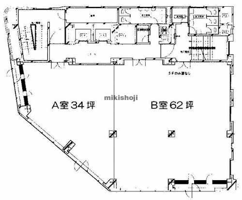 関内の横浜野村證券ビル 平面1
