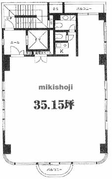 平塚市のコスモビル 平面1