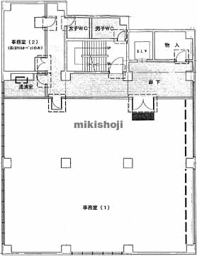 高島の豊商会ビル 平面1