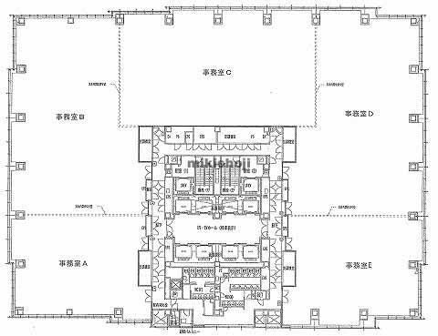 みなとみらいの横浜ブルーアベニュー 平面1