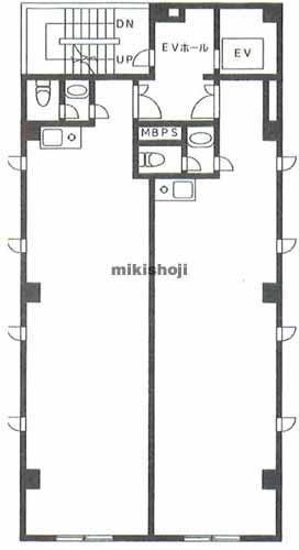 都筑区のシャトルセンター南ビル 平面1