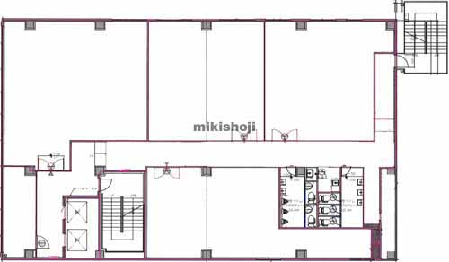新横浜の新横浜アリーナ通りビル 平面1