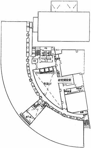 横須賀市のＹＲＰセンター１番館 平面1