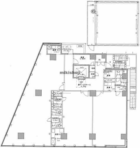 中区その他のタクエー吉田町ビル 平面1