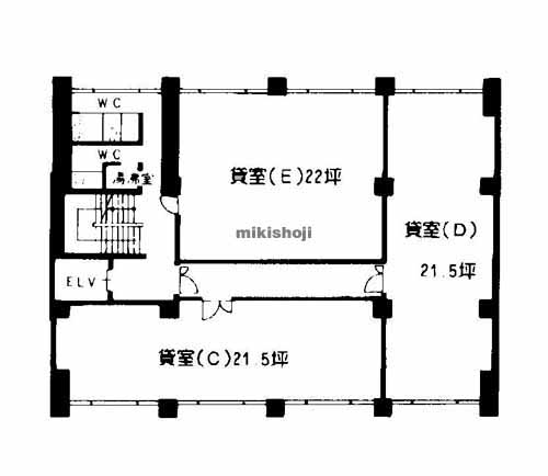 名南クリヤマビル 平面1