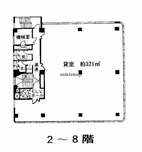 桐美（TOHBI）ビルディング 平面1