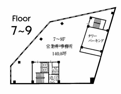 中区その他の東別院３番出口ビル 平面1