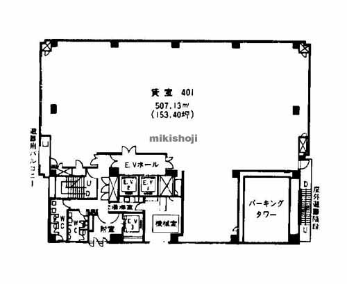名古屋鴻池ビルディング 平面1