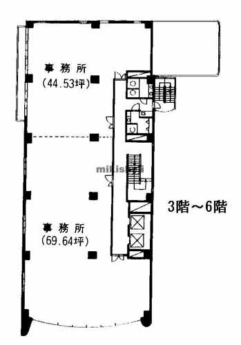 中区その他のれんが橋ビル 平面1