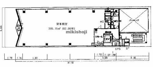 丸の内・錦の錦ＨＯＴＥＩビル 平面1