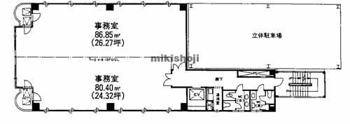 リバーパーク丸の内 平面1
