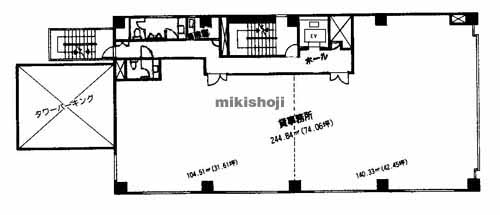 栄のＲＳビル 平面1