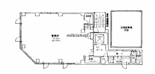 錦エムワンビル 平面1