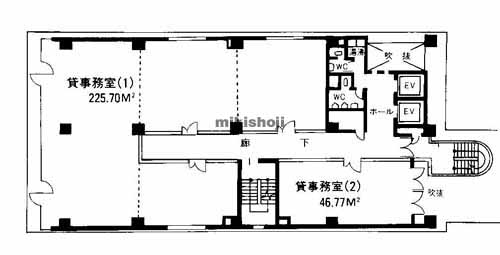 千種区その他のサンコート池下 平面1