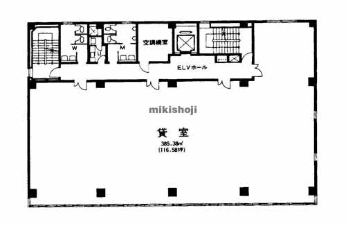 岐阜市全域のグラン岐阜(旧:岐阜第一生命ビルディング) 平面1