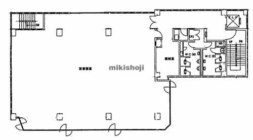 岐阜市全域のプライム岐阜金町(旧:朝日生命岐阜ビル) 平面1