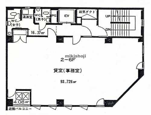 クリエイトセンター伏見ビル 平面1
