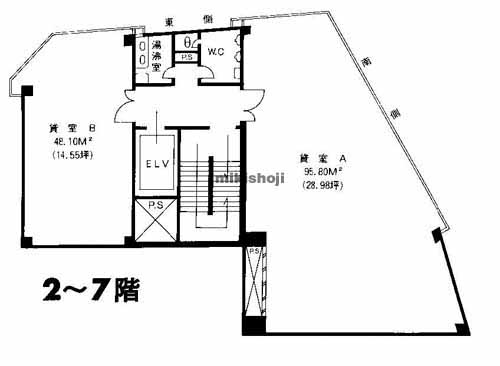 内山・今池・千種の今池堂ビル 平面1