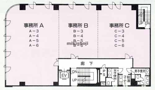 沼津市全域のアゼル沼津ビル 平面1