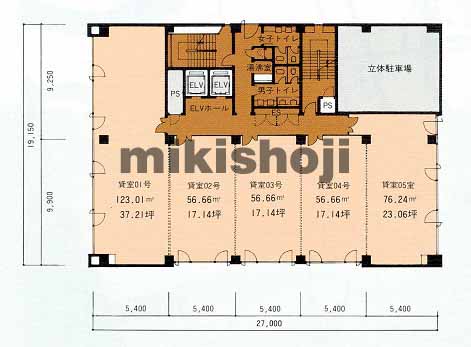 津市全域の津中央ビル 平面1